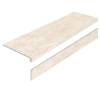 Ступень Staro L Porcelain Step Mystical Charm Crema Matt с подступенником 32x120