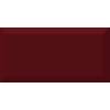 Керамическая плитка Absolut Keramika Monocolor Burdeos Biselado Brillo 10x20