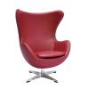 Кресло Bradex Home Egg FR 0806 Chair, красный, натуральная кожа