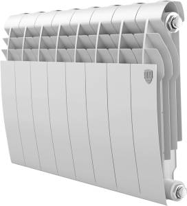 Радиатор биметаллический Royal Thermo BiLiner bianco traffico, 8 секций