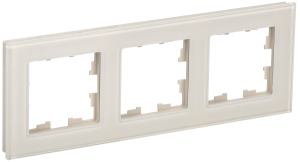 Рамка 3-постовая IEK Brite BR-M32-G-K10 ванильный