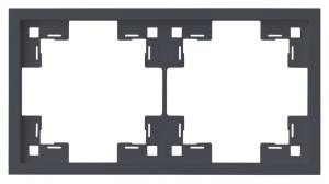 Двухместная рамка Rikett Standart 35820 BT базальт