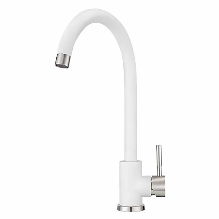 Смеситель для кухни Point PN3101W белый
