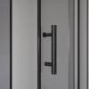 Душевой уголок Niagara Eco NG-009-14DT профиль черный, стекло тонированное, 2 места, 90x90x195 фото 5