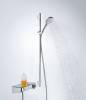 Душевой гарнитур Hansgrohe Raindance Select E 26623000 EcoSmart, хром фото 3