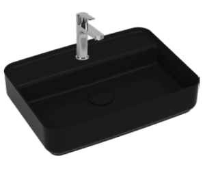 Раковина Isvea Infinity 55 10NF66055SV-2N черный матовый, 55x40