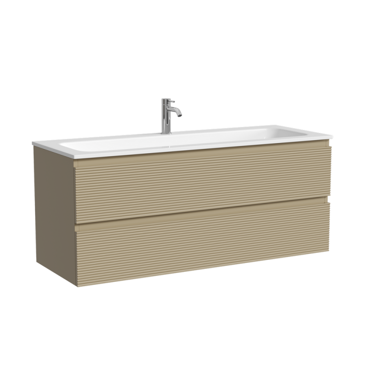 Тумба под раковину Sancos Folk FL120CP подвесная, 119x44.5x50, Капучино