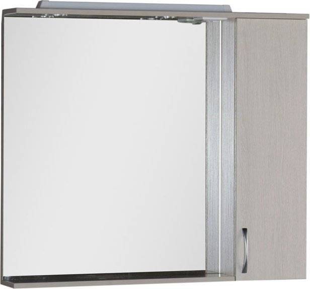 Зеркало Aquanet Донна 100 беленый дуб