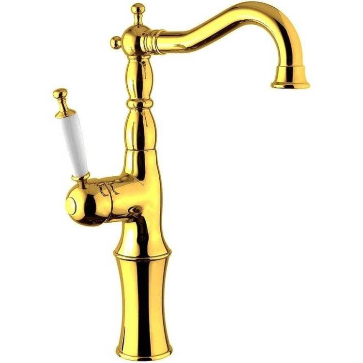 Смеситель для раковины Migliore Oxford 19174 золотой