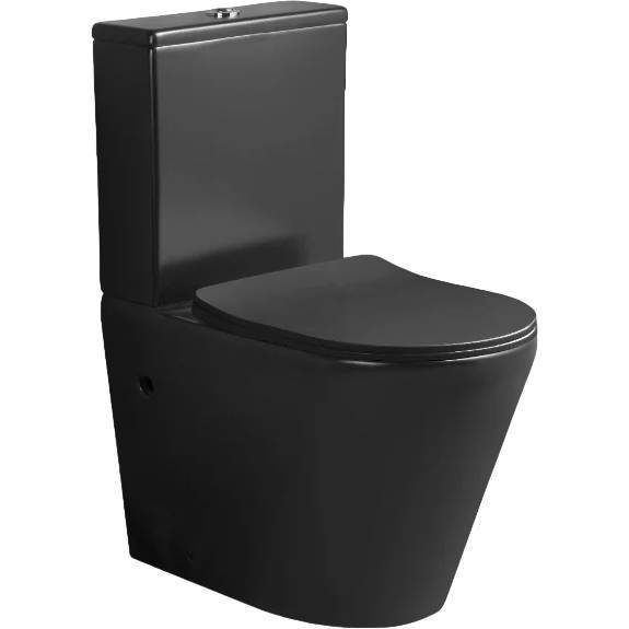 Унитаз-компакт Cerutti Spa Sella CT9865 безободковый, с крышкой-сиденьем микролифт