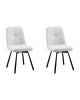 Набор из 2 стульев Stool Group Boun OS-2445Z-3 Lumos-03 DUAL X2 серый, вращающиеся