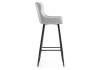 Стул барный Woodville Mint 11950 light gray, black фото 4