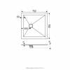 Поддон для душа RGW Stone Tray ST-W 16152075-01 75x75x2,5 фото 3