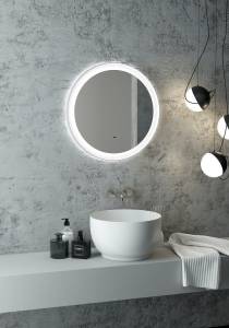 Зеркало с подсветкой Art&Max Napoli AM-Nap-600-DS-F-White