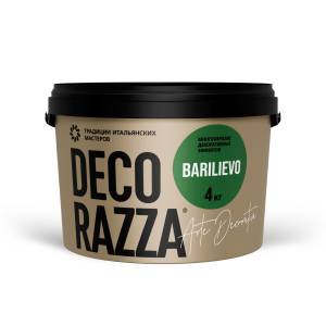 Декоративное покрытие Decorazza Barilievo BL10-08 серое 4 кг