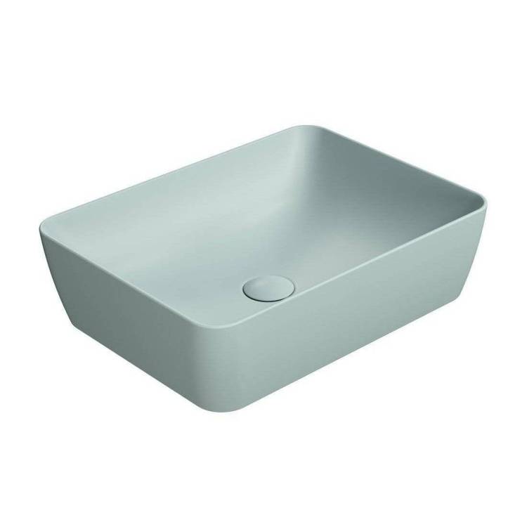 Раковина GSI Nubes 903715 50 см, голубая матовая