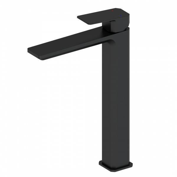 Смеситель для раковины Wonzon & Woghand WW-88239011-MB высокий, черный матовый