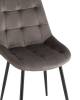 Стул Stool Group Флекс OS-2499-V seat HLR-24 DUAL X2 велюр антрацитовый (набор 2 шт) фото 8