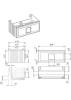 Тумба под раковину La Fenice Cubo FNC-01-CUB-BG-90 Синий фото 6