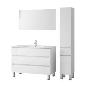 Мебель для ванной Sanvit Кубэ-3 100 белый глянец