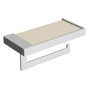 Держатель туалетной бумаги Boheme Qubic 10721-CR c крышкой, Chrome