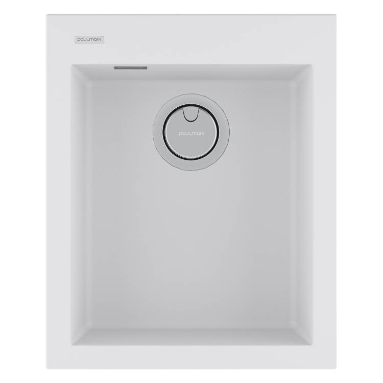 Мойка кухонная Paulmark Decoration 41 PM934150-WH Белый, 41x50