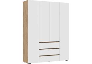 Шкаф Woodville Элла ШК 05 548009 белый/дуб крафт золото