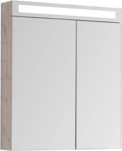 Зеркало-шкаф Dreja Max 70 дуб кантри, с подсветкой