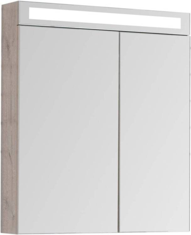 Зеркало-шкаф Dreja Max 70 дуб кантри, с подсветкой
