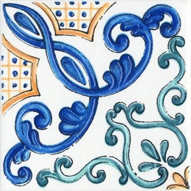 Декор Kerama Marazzi Капри STG/A454/5232 Майолика 20x20