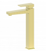 Смеситель для раковины Wonzon & Woghand WW-88019068-BG высокий, брашированное золото
