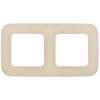 Рамка 2-постовая IEK Flite FI-M22-31-20-K86 сливочный фото 2