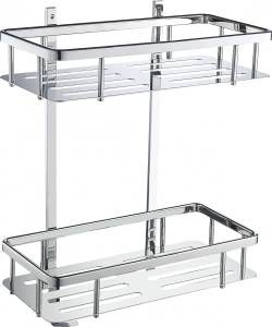 Полка Wonzon & Woghand WW-4141 2-х ярусная, хром