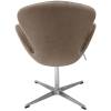Кресло Bradex Home Swan Style Chair FR 0656 латте/искусственная замша фото 5
