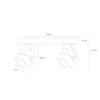 Потолочный светильник Arte Lamp A1315PL-2BK фото 5