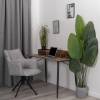 Кресло Tetchair Lutz 25405 VT shape silver, велюр, букле, вращающееся фото 15