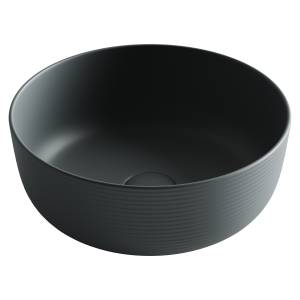 Раковина Ceramica Nova Element CN6073MDH темный антрацит матовый, 35.6x35.6