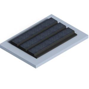Декоративная панель Hiwood LV124LE1 BU28K 270x1.2x12