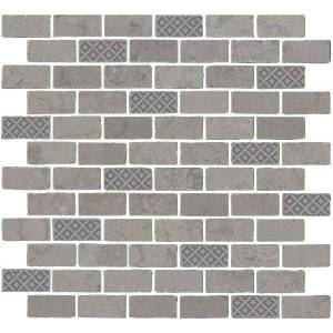 Мозаика Kerama Marazzi Про Лаймстоун Антика MBD011 Серый Матовый 30x32
