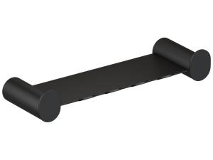 Полка Сунержа Round L 260 31-3020-4260 с крючками, матовый чёрный