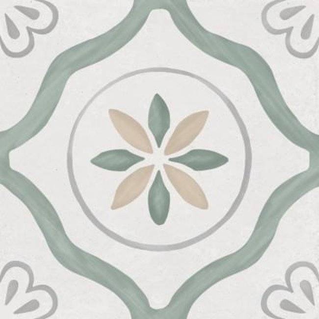 Керамогранит Harmony Sirocco Green Petals 9 mm R10 22.3x22.3