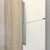 Шкаф-пенал Comforty Мерано-35 00-00008479 подвесной, белый/дуб дымчатый фото 6