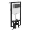 Система инсталляции для унитазов Wasserkraft Vils 56TLT.010.ME.MB03 клавиша черный матовый