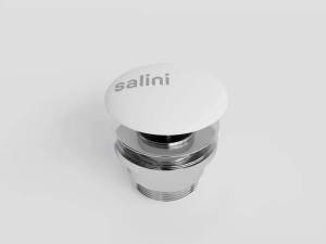 Донный клапан для раковины Salini 16421RM Белый матовый, S-Sense