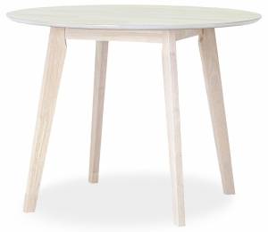 Стол обеденный Stool Group Gerda LWM(CR)10108HL32 массив гевеи, беленый дуб 100x76