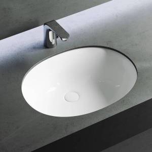 Раковина Gid Integrado Yj839 71154 белая, 56x42x19