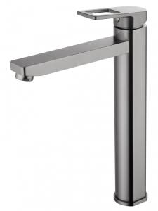 Смеситель для раковины Wonzon & Woghand WW-88239010-BGM высокий, темный графит