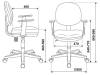 Кресло компьютерное Бюрократ CH-W356AXSN 1623371 песочный с цветным рисунком Sticks 02 фото 6