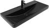 Раковина Aquanet Ирис 329251 черный матовый, 105x47