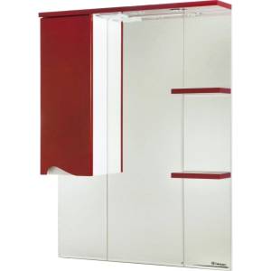 Зеркало Bellezza Эйфория 80 L красное, с подсветкой